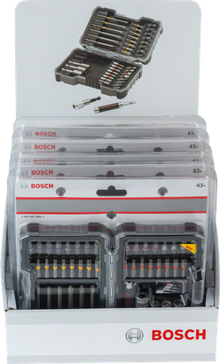 Bộ mũi khoan và đai ốc 43 chi tiết Bosch